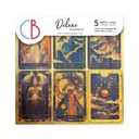 Celestial Deluxe Gold Paper 6"x6" 5/Pkg