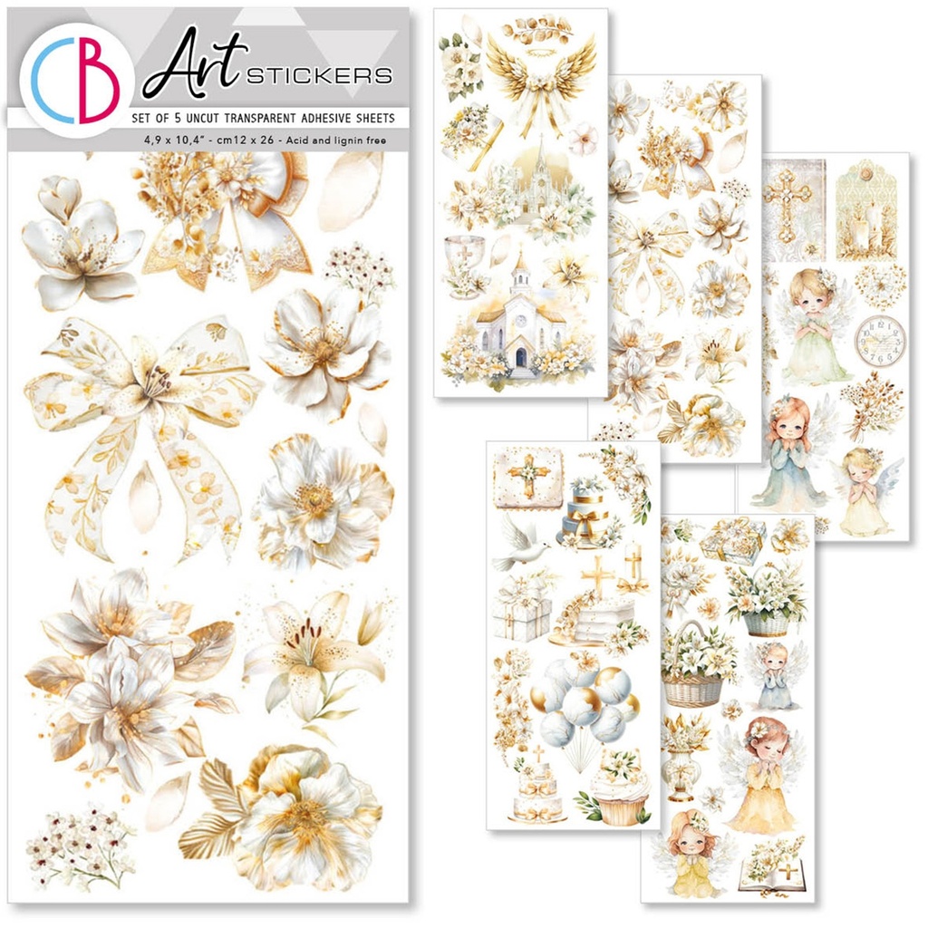 Blessing Day  transparent adhesive sheets 5/Pkg