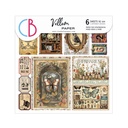 Cabinet of Curiosities Vellum Fussy Cut 6"x6" 6/Pkg