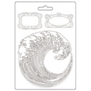 Stamperia - Silent Sea - A5 soft mould - Wave 