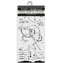 Stamperia - Silent Sea - Fossil Stencil (12cmx25cm)