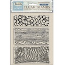 Stamperia - Silent Sea stamp set - Textures 