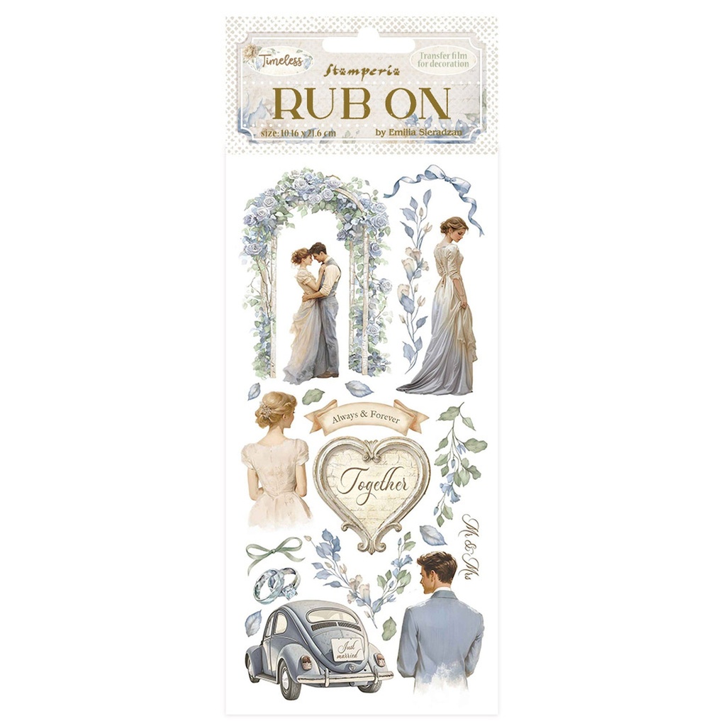 Stamperia - Timeless - Rub-on - Wedding