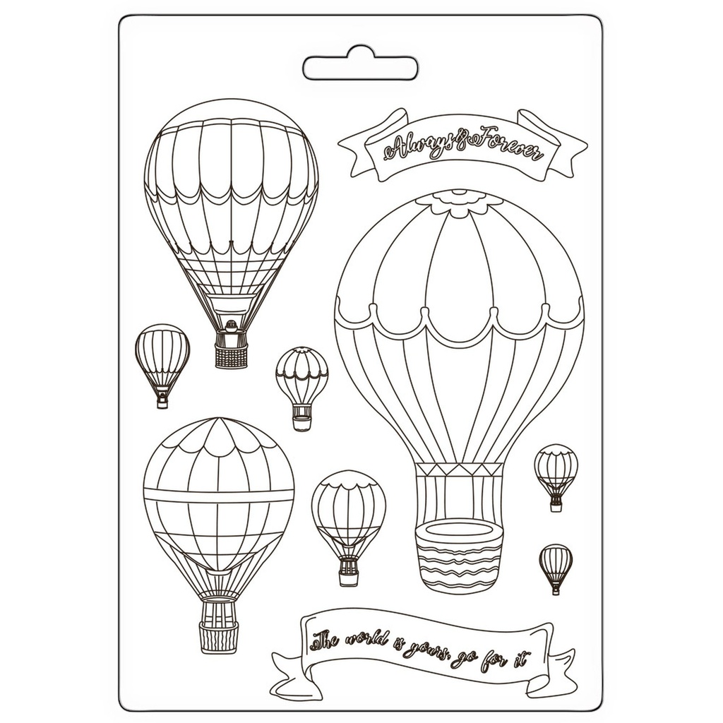 Stamperia - Timeless - Soft Mould A5 - Balloons