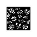 Stamperia - Timeless - Bud Pattern Stencil(12cmx12cm)
