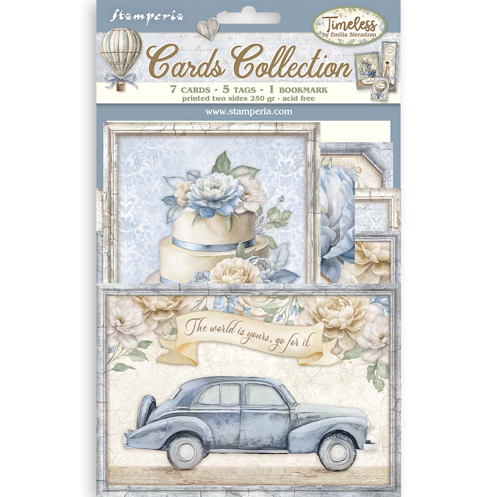 Stamperia - Timeless - Cards Collection - Timeless