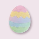Pattern embossed Egg Tile (Wrap of 6)