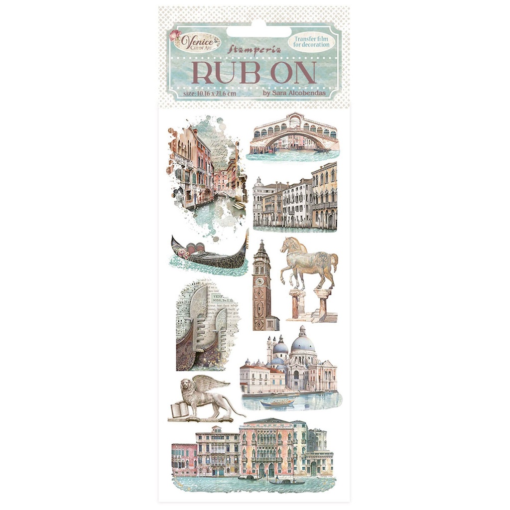 Stamperia - Venice City of Art - Rub-on Monuments