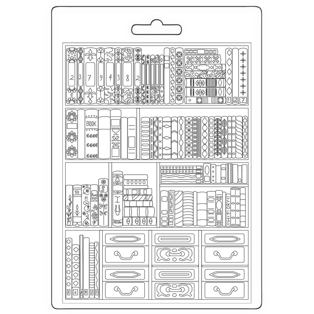 Stamperia - Venice City of Art - Soft Mould A5 - Books
