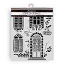 Stamperia - Venice City of Art - Windows Stencil (20cmx25cm)