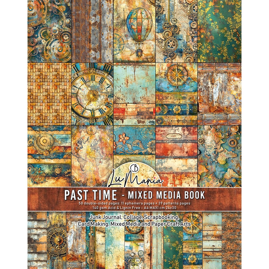 Ciao Bella Paper - Past Time Mixed Media Book