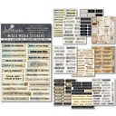 Ciao Bella Paper - Little Words Mixed Media Sticker Set