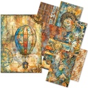 Ciao Bella Paper - Past Time Mixed Craftmix A5 Paper Pack (Tissue & Vellum Variety)