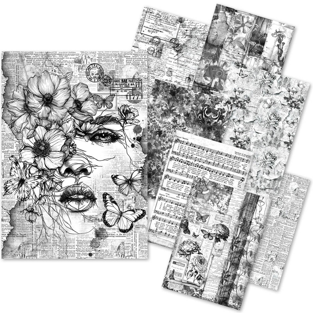 Ciao Bella Paper - Meaningful Memories Craftmix A5 Paper Pack (Tissue & Vellum Variety)