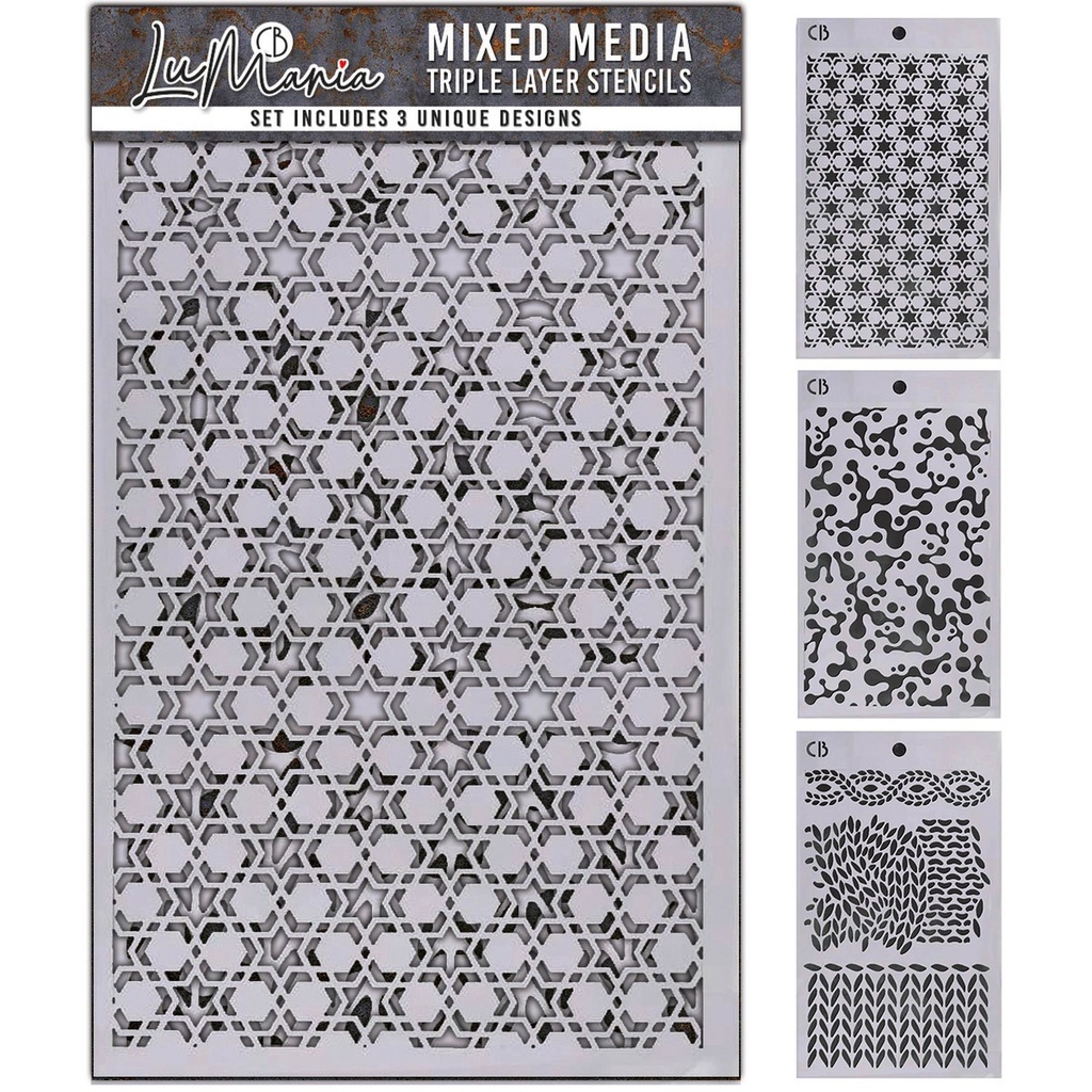 Ciao Bella Paper - Set #1 Triple Layer Stencil Mix