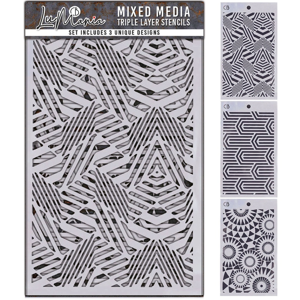 Ciao Bella Paper - Set #3 Triple Layer Stencil Mix