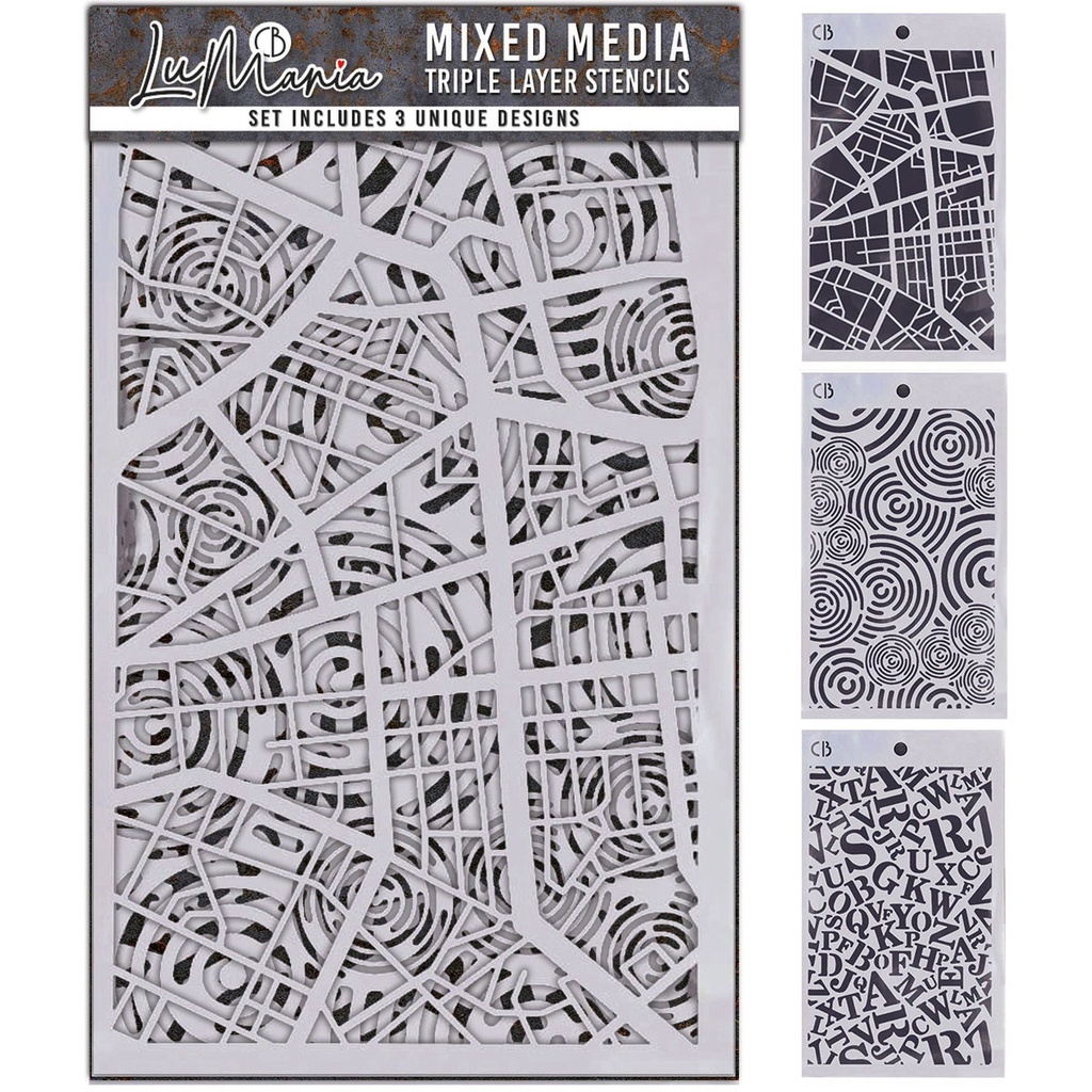 Ciao Bella Paper - Set #6 Triple Layer Stencil Mix