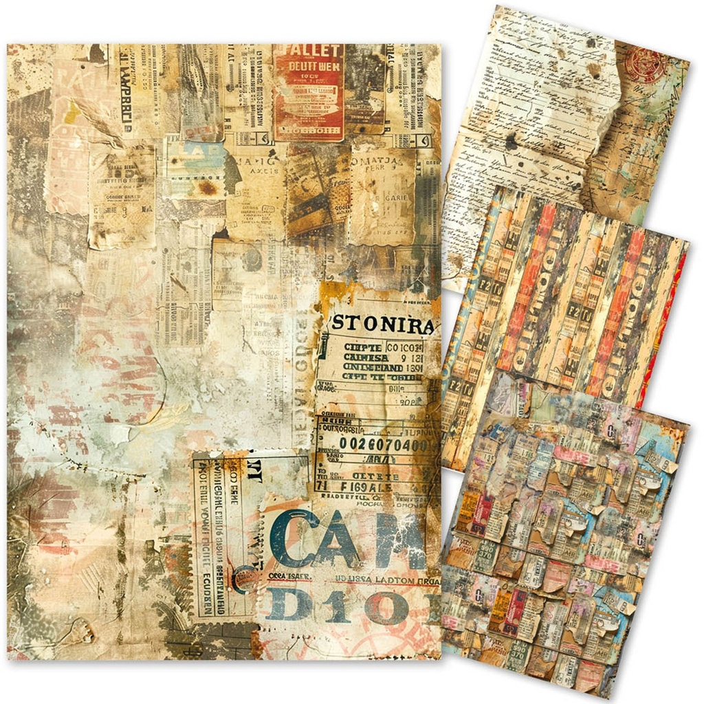 Ciao Bella Paper - Journey Ahead A4 Mixed Media rice paper (Shipping from 2nd June)