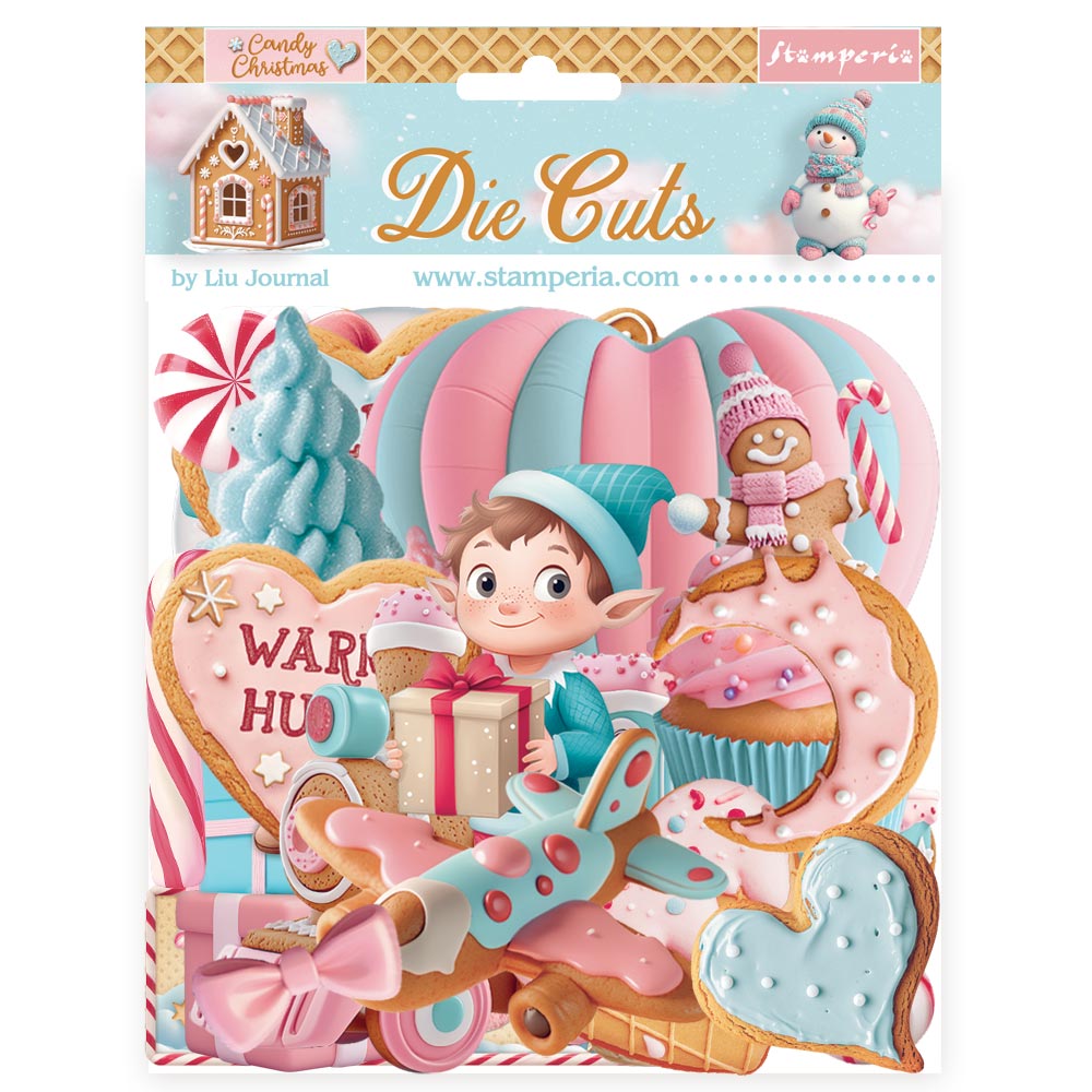 Stamperia - Candy Christmas - Die Cuts 
