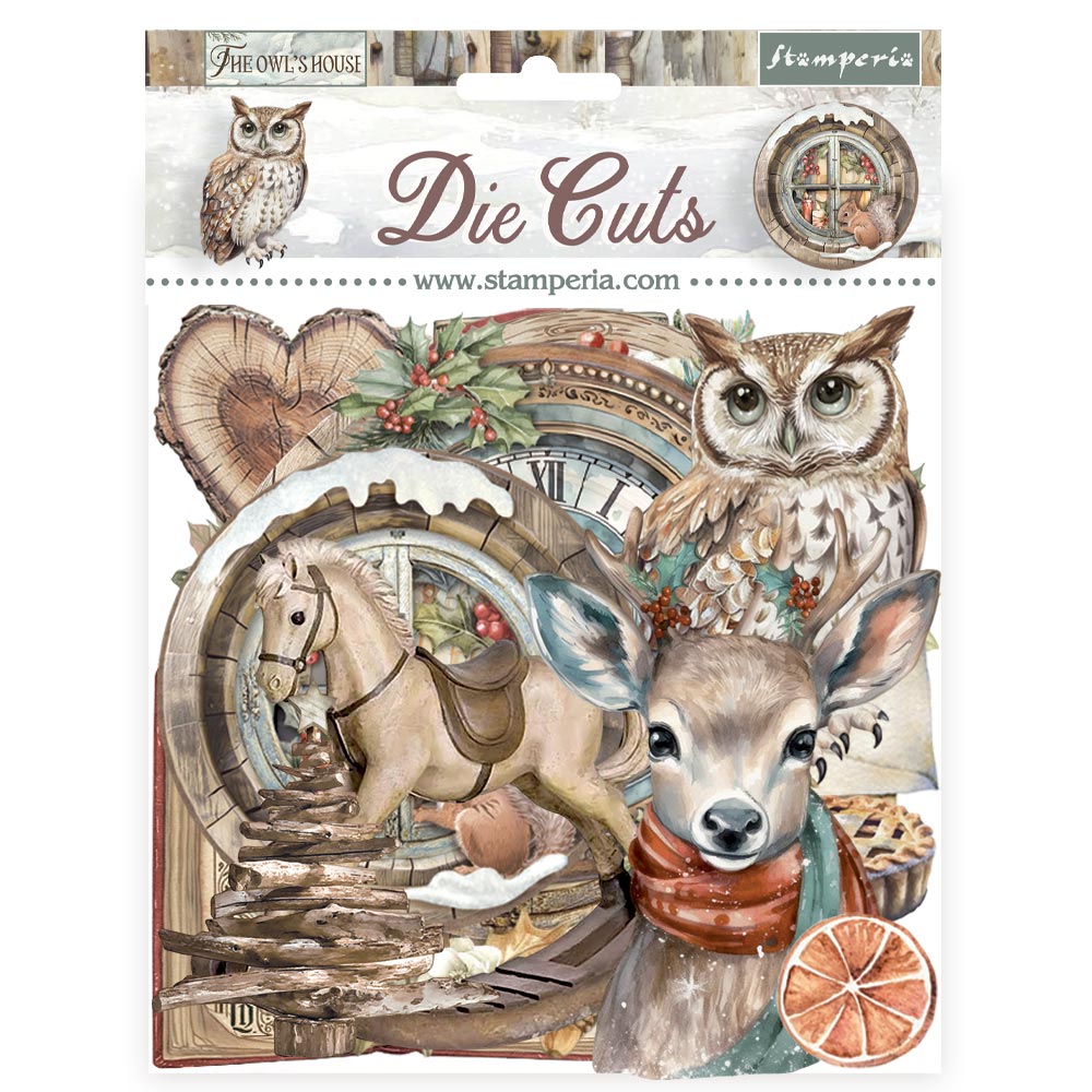 Stamperia - The Owl's House - Die Cuts 