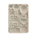 Stamperia -  Alice in Christmas - Silicon mould A5 - Circus & Air Balloons
