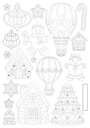 Stamperia - Candy Christmas - Silicon mould A5  gingerbreads 