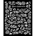 Stamperia - The Owl's House - Pine Cones Stencil (20cmX25cm)   
