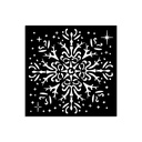 Stamperia - The Owl's House - Snowflake Stencil (12cmX12cm)