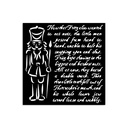 Stamperia -  Alice in Christmas - Soldiers Stencil (12cmX12cm)