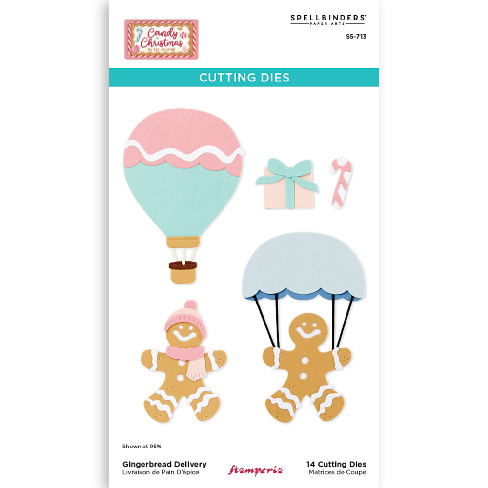 Stamperia - Candy Christmas - Cutting Dies Gingerbread Delivery 