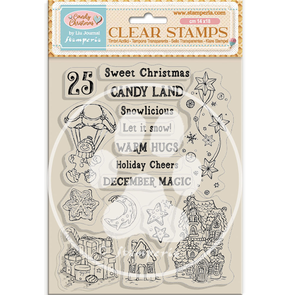 Stamperia - Candy Christmas - Acrylic stamp Candy Land