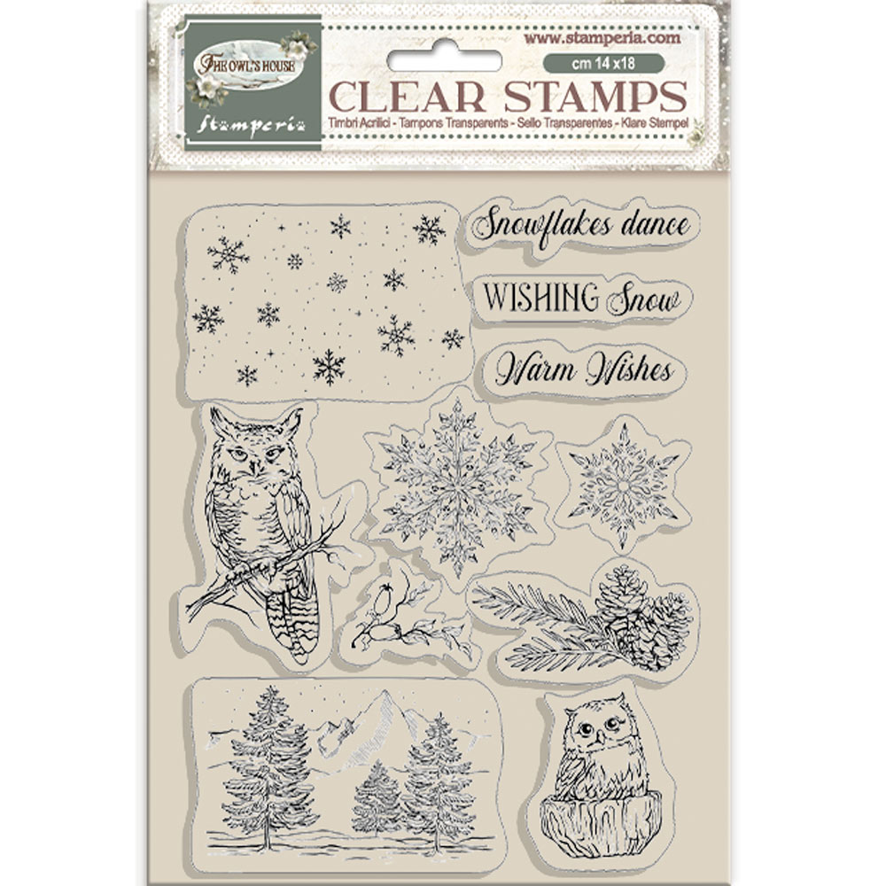 Stamperia - The Owl's House - Acrylic stamp Owl's House 