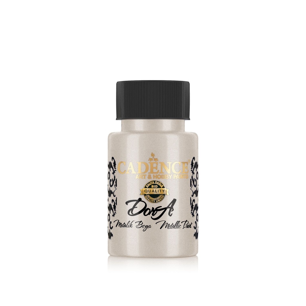 Cadence Dora Metallic Paint - Platinum (50ml)