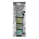 Tim Holtz Mini Distress Oxide Pads - Kit 3 (Includes Bundled Sage/Crushed Olive/Peeled Paint/Cracked Pistachio)