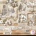 Ciao Bella Winter season Paper Pad 12"x12" 12/Pkg **DUE 31/07/2025**