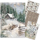 Ciao Bella Rice Paper A4 MIXED 4/Pkg Forest Tales **DUE 31/07/2025**
