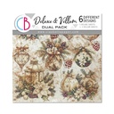 Ciao Bella Deluxe Paper Pearl Copper  & Vellum Dual Pack  MIXED 6/Pkg Winter Season **DUE 31/07/2025**