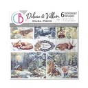 Ciao Bella Deluxe Paper Silver & Vellum Dual Pack MIXED 6/Pkg Forest Tales **DUE 31/07/2025**