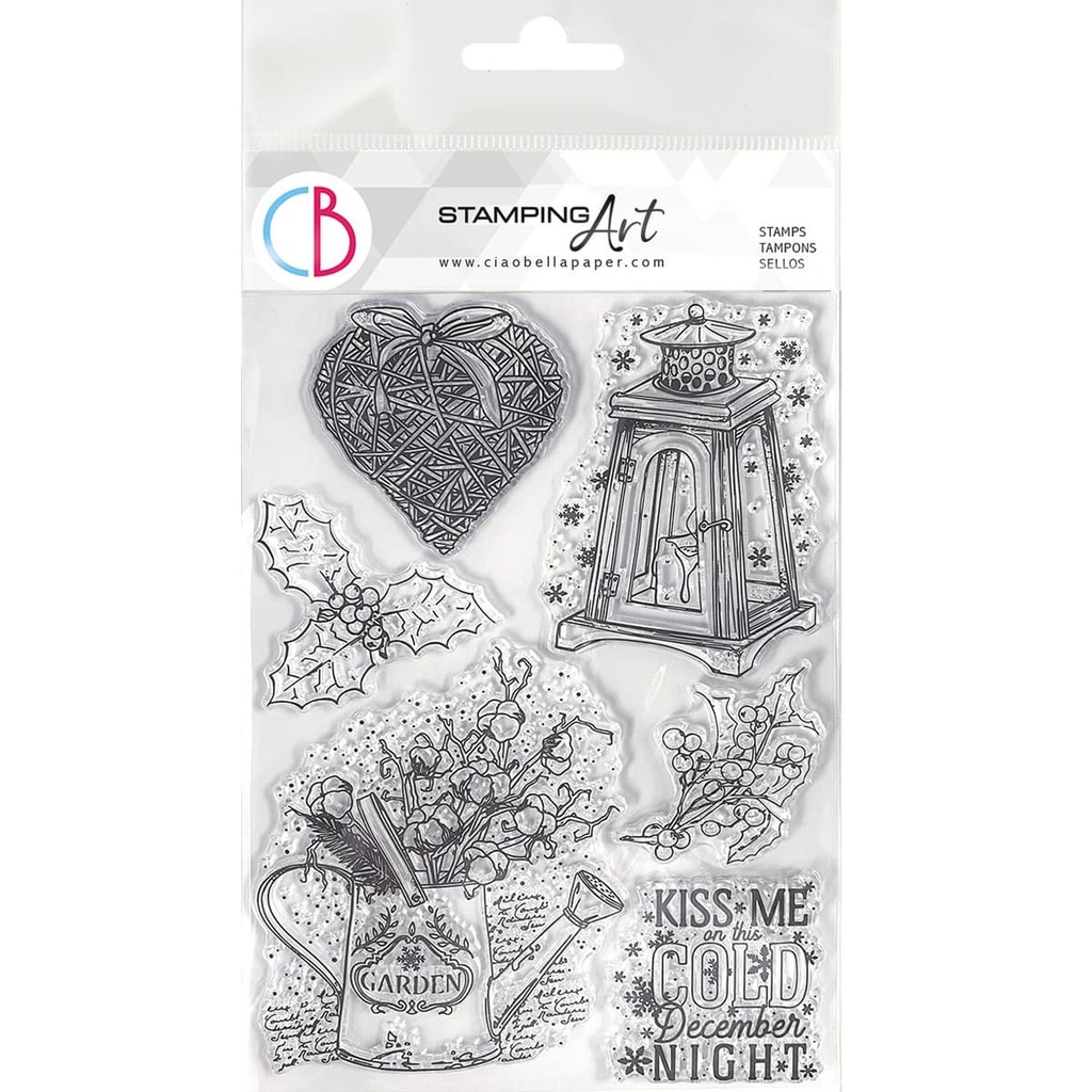 Ciao Bella Paper - December Night 6"x8" Stamp Set **DUE 31/07/2025**