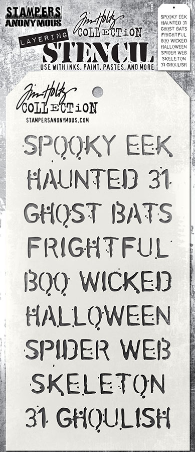 Tim Holtz Layering Stencil - Halloween
