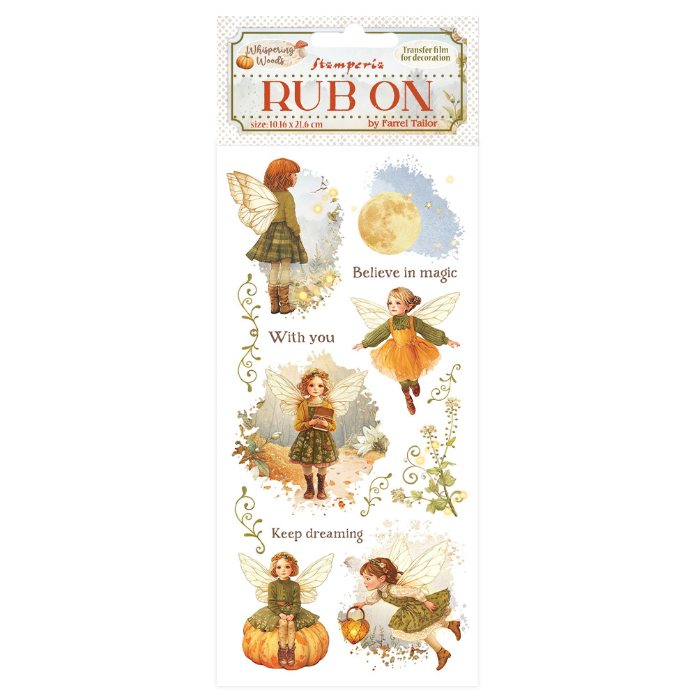 Stamperia - Whispering Woods - Rub On - Fairy