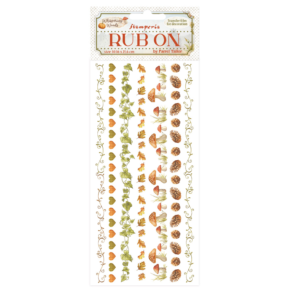 Stamperia - Whispering Woods - Rub On - Stripes