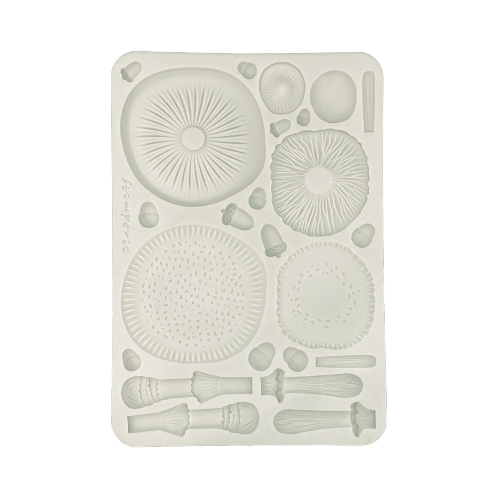 Stamperia - Whispering Woods - 3D Mushrooms A5 Silicon Mould