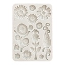 Stamperia - Furry Friends - A5 Silicon Mould - Flowers