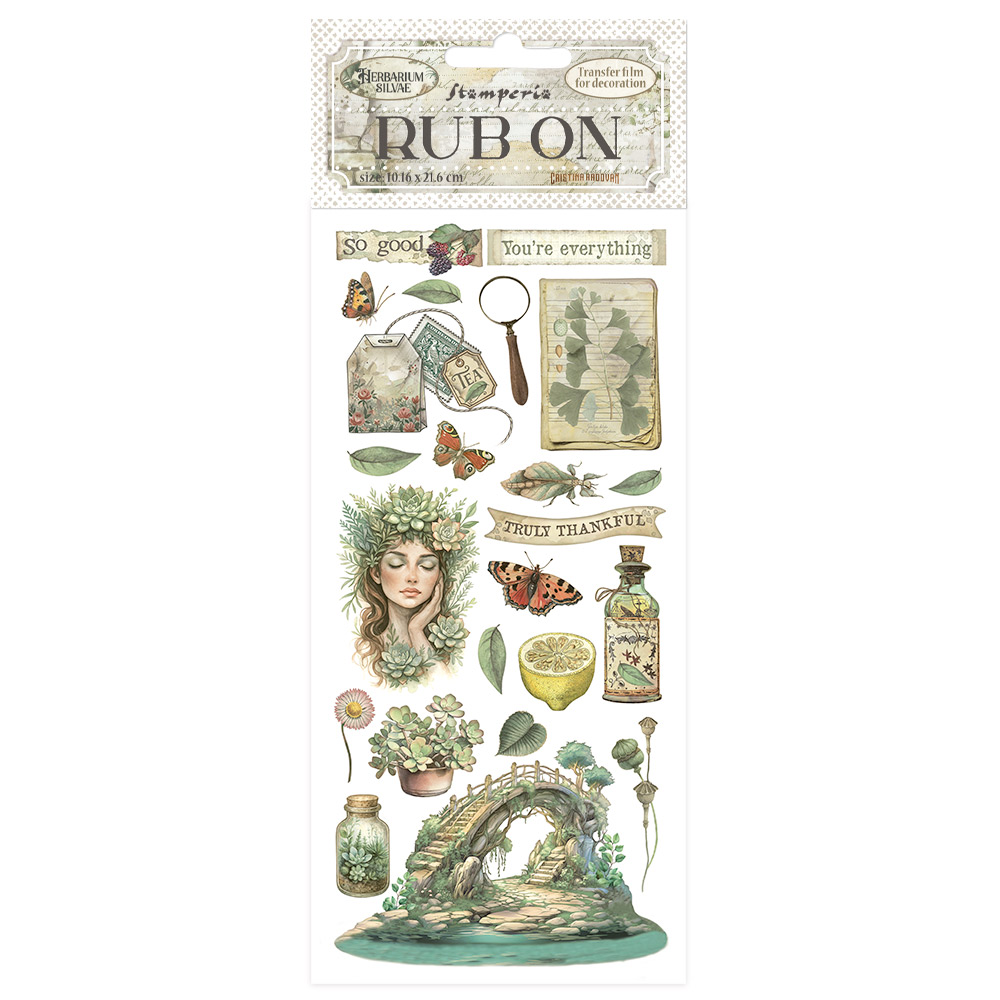 Stamperia - Herbarium Silvae - Rub-on - Bridge 