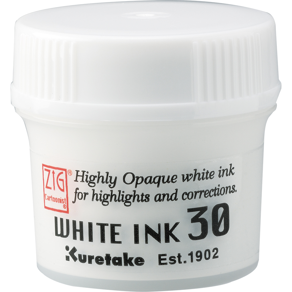 Kuretake Zig Cartoonist White Ink (30g)
