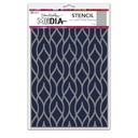 Dina Wakley MEdia Stencil - Pointy Fence 