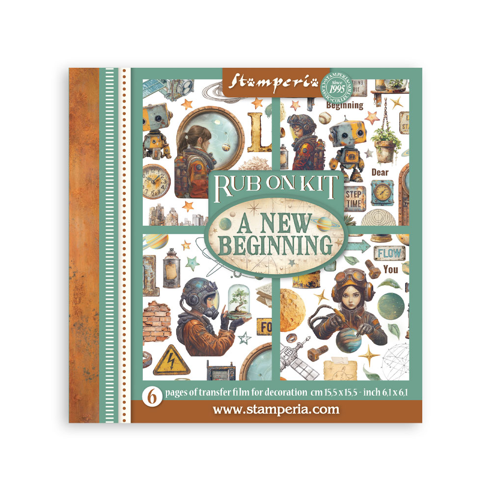 Stamperia - A New Beginning - Rub-on Kit 