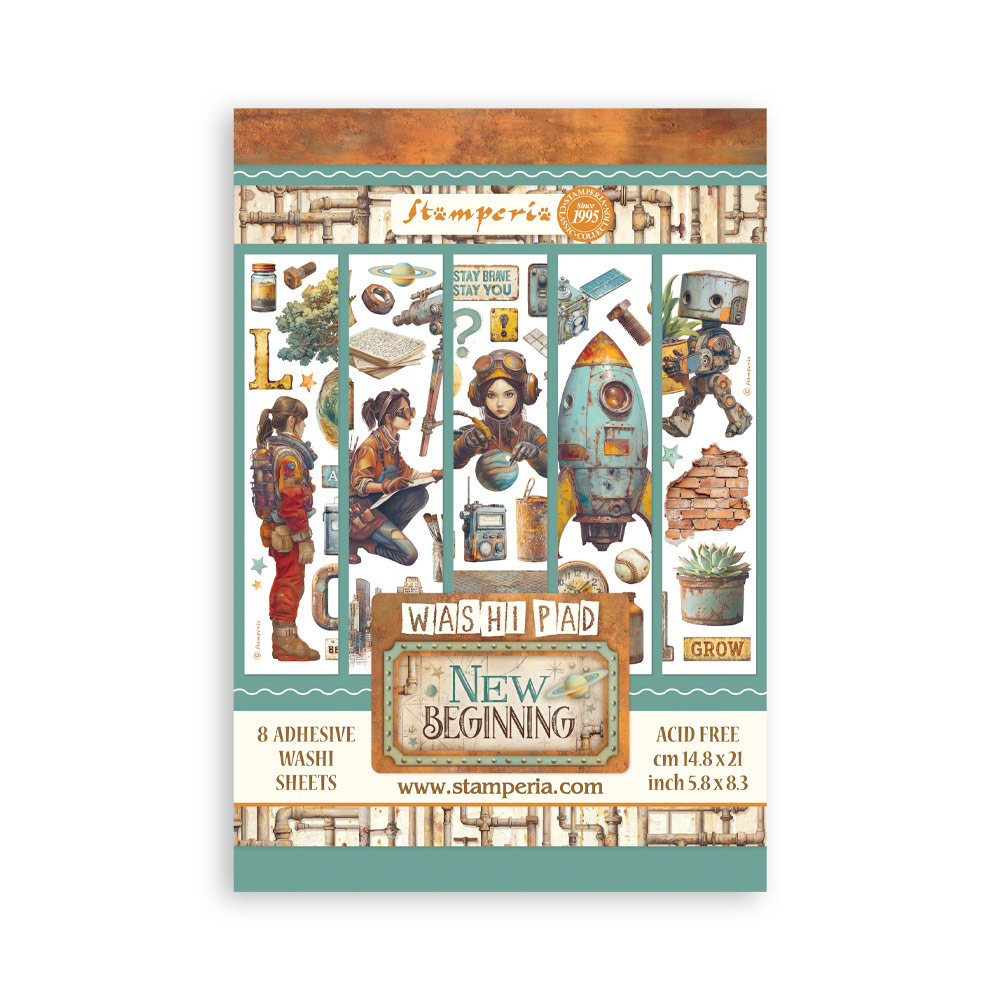 Stamperia - A New Beginning - Washi Pad
