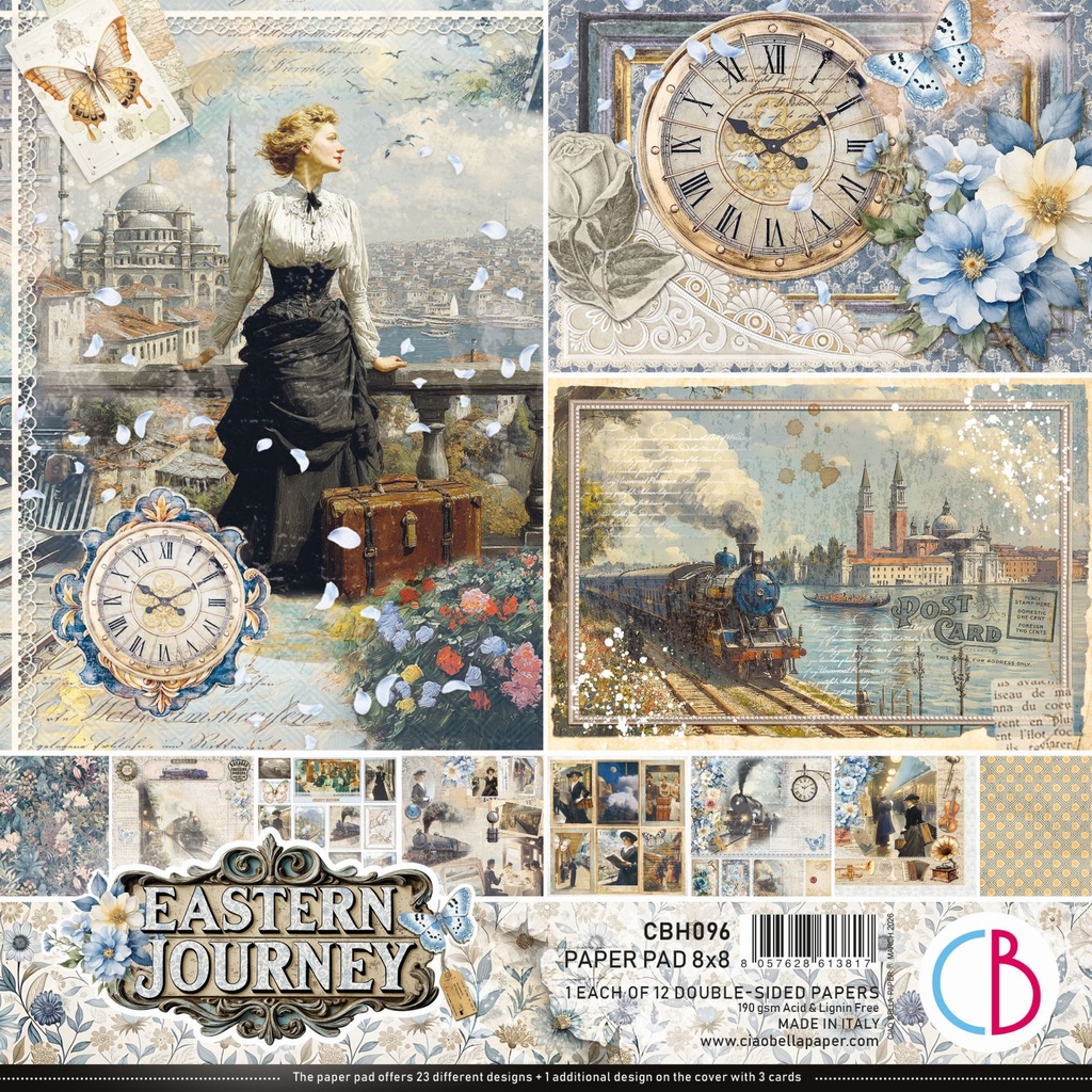  Ciao Bella Paper - Eastern Journey - 8"x8" Paper Pad 